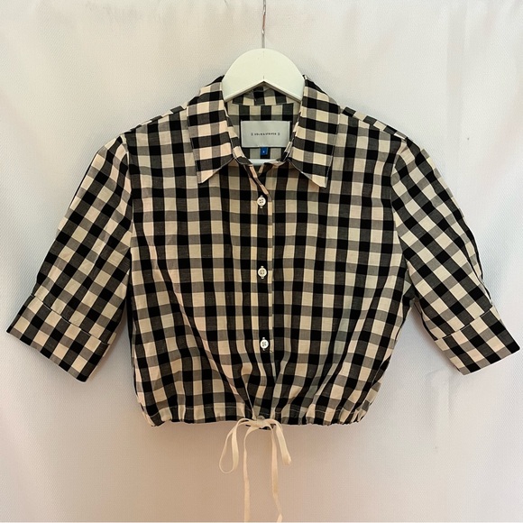 Solid and Striped gingham crop top - Picture 2 of 4